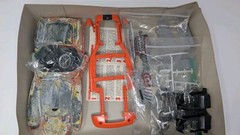 1957 Ferrari Testa Rossa Le Mans DieCast Metal Kit #7007, Bburago (1983) Parts