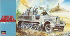 1/72 Hasegawa WWII German 8 Ton Half-Track Quadruple 20mm AA Sealed US SHIPPING