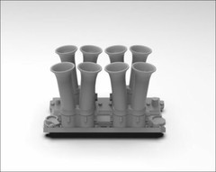 1:10 SSD 3d Printed SLA resin Hilborn-Enderle intake manifold