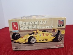 AMT Pennzoil Z-7 Special Penske PC-17 1/25th Model Kit #6880 Complete in Box
