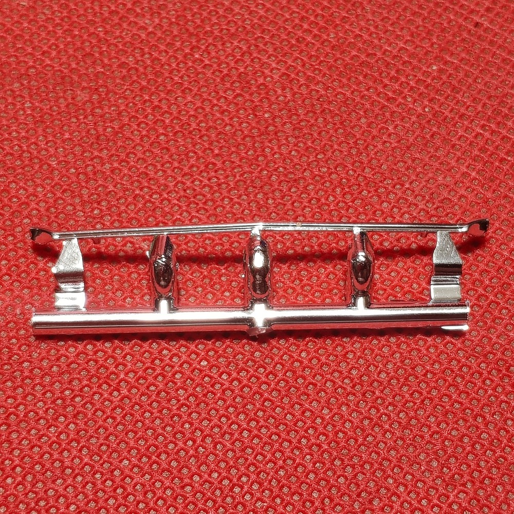 Chrome Hood Trim 1964 Chevy Nova 1:25 scale model car part Moebius