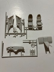 Model Car Parts – AMT Dodge Viper RT/10 interior parts 1/25 junkyard kit bash