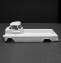 Jimmy Flintstone 1950’s Chevy Custom Cabover with cargo bed, body only NB350