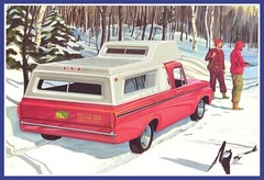 AMT 1412 Ford F-100 Camper Pick-Up model kit