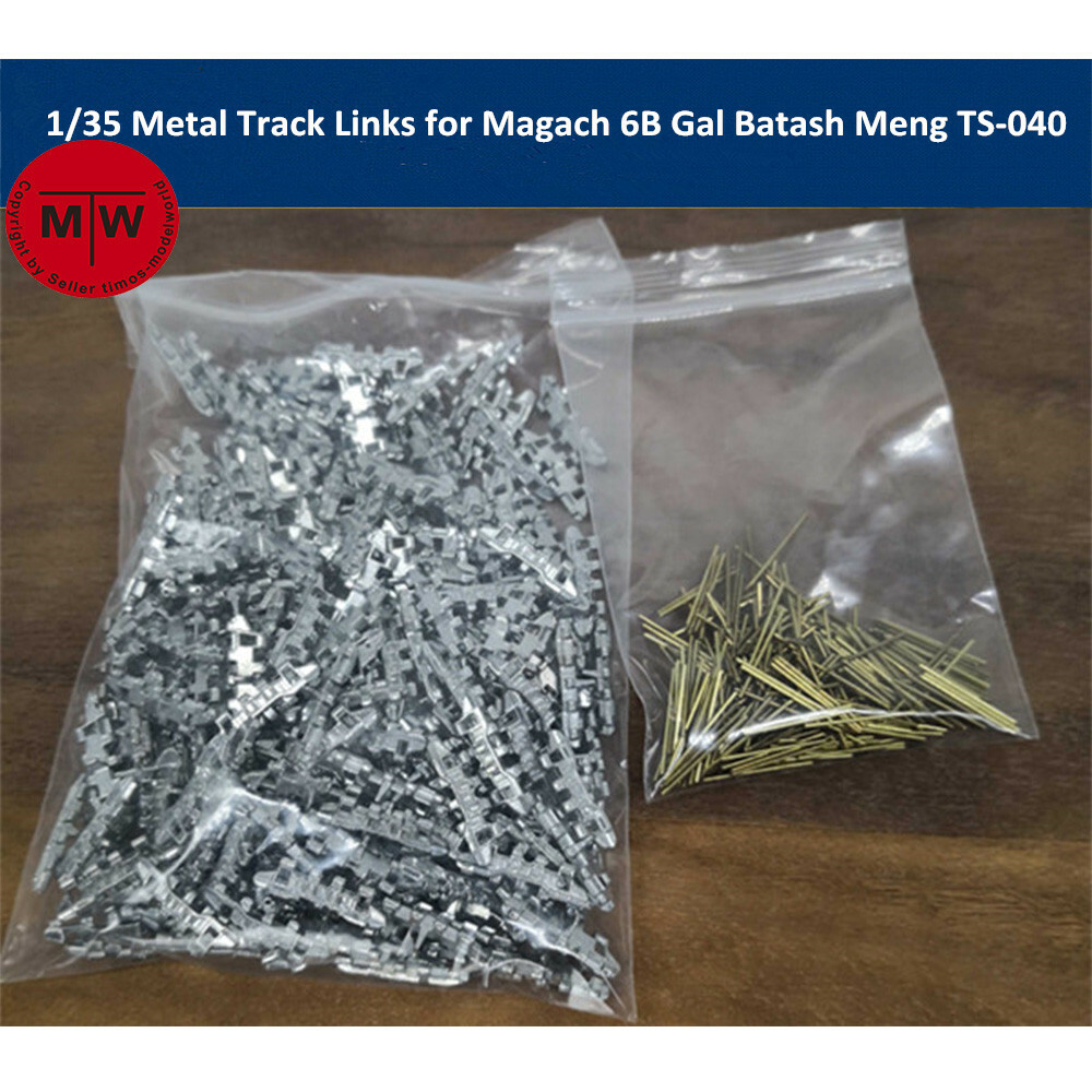 1/35 Metal Track Links for Magach 6B Gal Batash Meng TS-040 w/metal pin