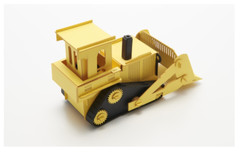 Bulldozer. CC-K3. Aozora Car Craft Models. Fold & Join. Glue & Paint Not Reqd