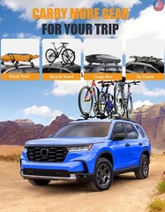 KINGGERI 300lbs Roof Rack Cross Bars Compatible with Honda Pilot 2023-2026