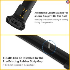 Roof Rack Cross Bars Compatible with Chevrolet Chevy Equinox 2018 2019 (Roof