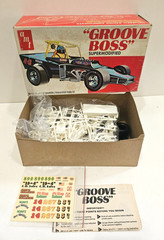 1/25 AMT GROOVE BOSS SUPER MODIFIED SPRINT CAR #T171 NEW VINTAGE ORIGINAL 1975 B