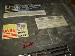 AMT T271-250 Original Vintage 1956 Ford Hardtop STRIP FOWL Box opened Kit Sealed
