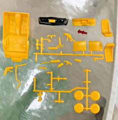 MPC Spoiler Vette Vintage 1979 1:25 Model Kit Corvette partially assembled