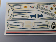 AMT 1:25 # T.D.-1 60’S 3 in 1 Water Slide Decals Sheet Complete Uncut