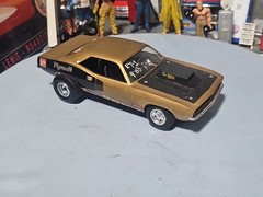 VINTAGE SURVIVOR MPC.REVELL.AMT. JO-HAN BUILT MODEL 🚗 CUSTOM PLYMOUTH CUDA..