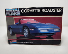 Monogram Metal Flake 1987 Corvette Roadster Model Kit # 2742 Prebuilt