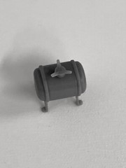 1:18 Moon Style Gas Tank (Set Of Two) 3d Printed
