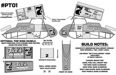 1/24 scale #7R “Party Time” Jack’s Tool Rental Sprint car water-slide decals