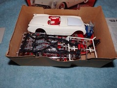 Monogram 1953 Chevy Corvette 1/24 Scale Model Kit SEMI ASSEMBLED PARTS ONLY