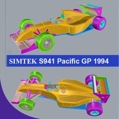 NEW SIMTEK S941 1994 KIT 1/43rd Scale Cigale43 w/Tameo Kits CFK001 MTV Brabham