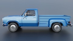1/25 3d printed 1974 Dodge D100 Step side pickup by Andrey Bezrodny