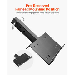 Winch Mount, 15000 Lbs. / 6803 Kg Load Capacity, Trailer Hitch Winch Mount with