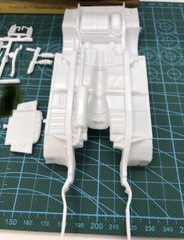 55 Chevy Bel Air Sedan CHASSIS SUSPENSION FOB AMT 1:25 Search LBR Model Parts