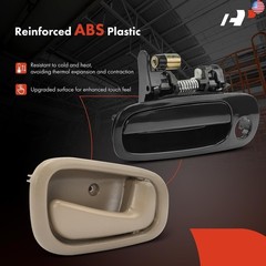 A-Premium Interior & Exterior Door Handles Compatible with Toyota Corolla