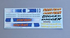 AMT 1/25 DON SCHUMACHER STARDUST DIGGER CUDA DRAGSTER FUNNY CAR DECAL SHEET