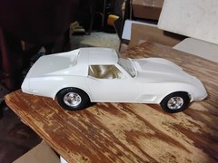 1976 Chevrolet CORVETTE white w BOX Promo Dealer Model
