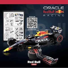 Luppa Oracle Red Bull Racing RB19 1:18 Model Kit Car 140 Parts Age 14+