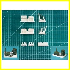 1/35 Scale Die-Cast Resin Model Assembled Kit BC1306 Radio Set (2ea) Scene Mo…