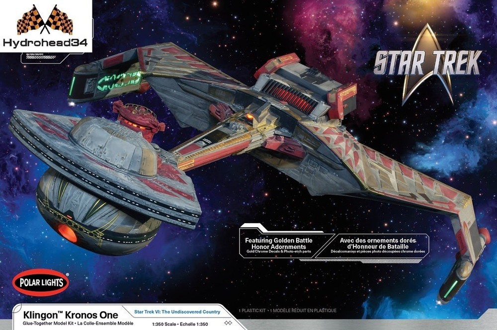 Polar Lights POL997M Star Trek 6: The Undiscovered Country Klingon Kronos One