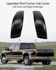 2Pcs Roof Corner Cab Covers Molding Trim Upgraded Sealed Fit for Ford F-250 F-35