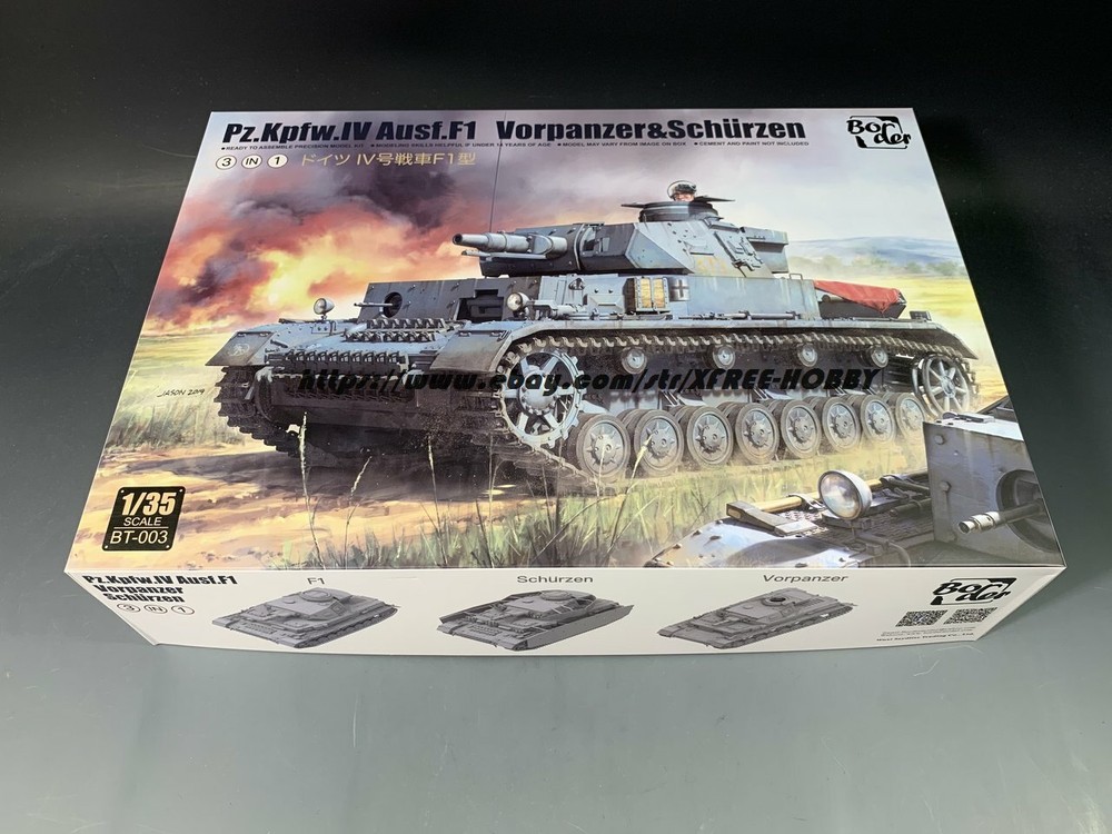 Border BT-003 1/35 German Panzerkampfwagen IV Ausf.F