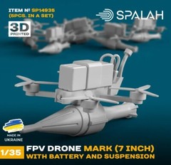 SPALAH 14935 1/35 FPV drone Mark 7inch with battery and suspension 5 pcs