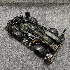 TAMIYA Mini 4WD Speed Viper FMA Front Motor Chassis 9 Tone Matte Black Custom