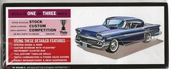 AMT Retro Deluxe,1958 Chevy Impala ‘Ala-Impala’, Build 1 of 3 Ways 1/25 1301
