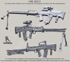 Live Resin 1/35 LRE-35213 L86A1 Light Support Weapon