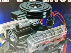 Revell Visible V-8 Engine 1/4 Scale W/ Moving Pistons & Crank Model Sealed Parts