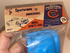 1951 Nash Healy Plastic Toy Car 1/22 PAYTON PRODUCTS 610B Sportorama Tag Bag MIP