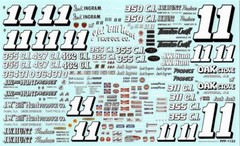 Plastic Performance Products/Powerslide 1122 #11 Jack Ingram 1/25 Nascar decal