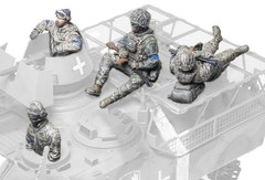 Hobby Fan HF772 1-35 Ukranian YPR-765 PRI.50 APC Crew – 4 Figs Set – USA Stock