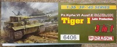 Dragon #6406 1/35 Pz.Kpfw.VI Ausf.E Sd.Kfz.181 Tiger I (Late Production) 3 in 1