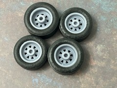 1/24 Scale: “Minilite Wheels For Trans Am Race Series” W/ Goodyear Racing Slicks