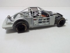 Vintage stock car chassis built model car