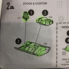 76. Dodge Dart Mopar 360 4 Barrel ENGINE UNBUILT MPC 1:25 Search LBR Model Parts