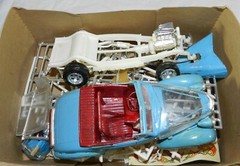 Vintage AMT Model Car Kit – ’37 Chevy Convertible – Partially built