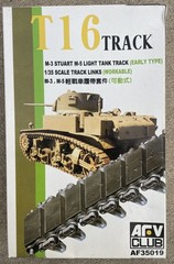 T-16 TRACK M3 Stuart/M5 Light Tank Early (workable) AFV 35019 1/35 Sealed Parts