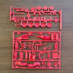 Lindberg Little Red Wagon Dodge 1:25 Model Kit Chrome Parts Vinyl Tires 72158