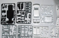 DONOR NASCAR 2022-2023 FORD MUSTANG NASCAR STOCK CAR KIT- WHITE BODY – 1/24