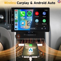 10.4″ Single Din Single Din Touchscreen Car Stereo Wireless Carplay&
